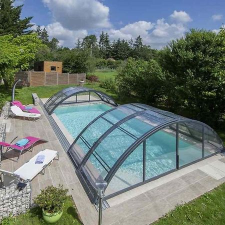Au Coeur Du Bien Etre, Chambre D'Hotes Avec Piscine Chauffee Et Couverte, Spa, Sauna, Massages Monteaux Exterior foto